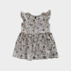 Eh! Canada Themed Toddler Ruffle Shirt/Dress 24mos Cozy/Comfortable/Patriotic